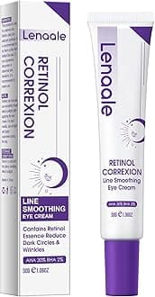 Eye Cream, Retinol Eye Cream for Dark Circles, Puffiness Anti Aging, With Hyaluronic Acid,