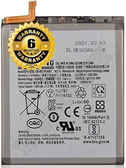 THE BATTERY STORE Original EB-BG990ABY Battery for Samsung Galaxy S21 FE 5G SM-G990 battrey with 6 Month Warranty and high Capacity Battery Backup(for Samsung S21FE BG990ABY 6 Month Warranty)