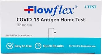 COVID Home Test Kit by Flowflex, Rapid Results in 15 Minutes, Trusted OTC COVID-19 Antigen Testing Kit, FSA and HSA Eligible, Easy to Use & No Discomfort, 1 Pack 1 Test