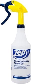 Zep Professional Sprayer Bottle 32 ounces - Up to 30 Foot Spray, Adjustable Nozzle