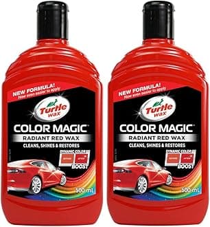 52711 Color Magic Car Paintwork Polish & Shine 2 X 500ml Red