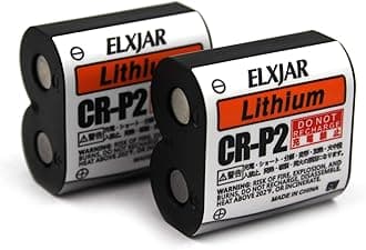 hflexgrad (2-Pack) 6V 1500mAh CR-P2 Lithium Photo Battery Replacement for 223A 2CR-P2 EL223AP DL223A for Cameras and Electronic Devices