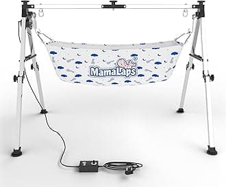 - MamaLaps Pro Automatic Baby Cradle | Automatic Baby Swing | Palna Zula for Newborn | Crib | Cots (Heavy - 9 Kg Cradle Weight)