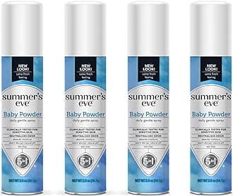 SUMMER'S EVE Feminine Deodorant Spray-Baby Powder-2 oz, 2 ct (Quantity of 4)