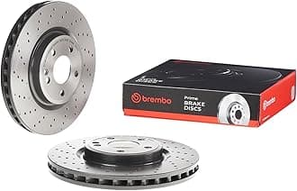 Brembo 09.B807.51 UV Coated vented drilled Front Brake Rotor MERCEDES-BENZ/MERCEDES-BENZ (BBDC) OE# A2464212712