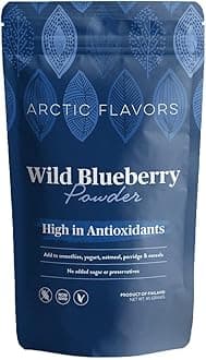 Freeze Dried Wild Blueberry Powder 85g, High in Antioxidants, All-Natural, 100% Sustainably Sourced Whole Blueberries from the Arctic Forests of Finland