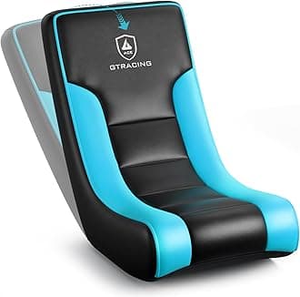 GTRACING Floor Rocking Gaming Chair – Gamer Floor Seat with Angle Limiter, Game Floor Rocker Chairs, Small Lightweight and Space-Saving, Teal
