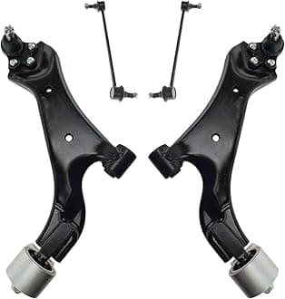 TRQ Front Suspension Kit Control Arm with Ball Joint Sway Bar Stabilizer Link Compatible with 2012-2015 Chevrolet Captiva Sport 2008-2010 Saturn Vue 2007-2009 Suzuki XL-7