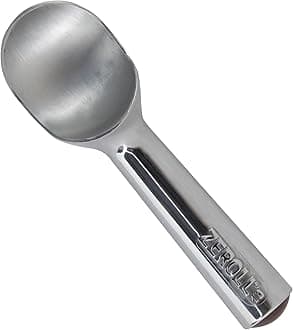 Zeroll Original 4 oz Ice Cream Scoop, Size 10, in Silver/Brown (1010)