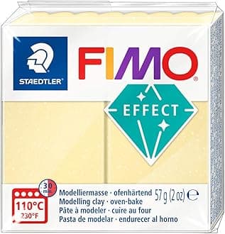 STAEDTLER 8020-106 - Fimo Effect Normalblock, 57 g, zitrin