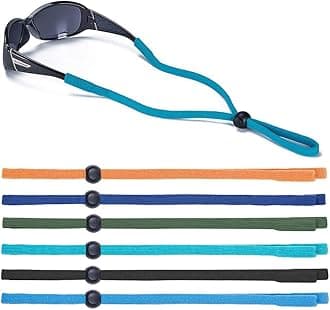 SHINKODA 6-Pack Glasses Strap - Universal Eyeglass Lanyard - Eyewear Retainer Cord for Reading, Safety, Sports & Sunglasses