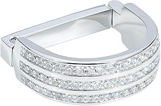 Mens Tie Ring Tie Clasp Necktie Clips Holder Bar Accessories for Necktie Gold Tone Silver Tone