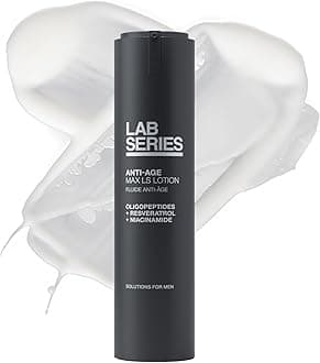 Lab Series Men's Max LS Lotion - Face Cream - Anti Aging Moisturizer - Improves Skin's Tone, Firmness, and Texture - Skin Care for Men, 1.5 Fl Oz