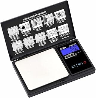 200g x 0.01g Series Digital Pocket Weight Scale | Precision Digital Scale LCD Display, Jewelry, Coins, Food, Lab, Medicine Kitchen Lab Scale (Calibration Weight Included)- Black