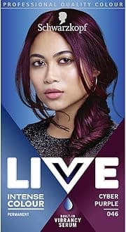 Schwarzkopf LIVE Intense Colour, Long Lasting Permanent Purple Hair Dye, With...
