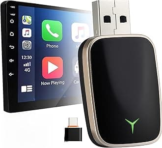 - Wireless CarPlay & Android Auto Adapter 2-in-1 | Convert Wired CarPlay to Wireless Android Auto | Bluetooth 5.3 + Dual-Band 5GHz WiFi | Auto Reconnect, Plug & Play Wireless