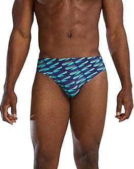 TYR Men's Durafast Elite Racer Brief Swimsuit