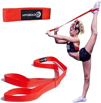 Cheerleading Flexibility Stunt Strap - Improve Stretching and Perfect Stunts for Cheer, Dance, and Gymnastics - Digital Training Download and Starter Guide - Available in 7 Colors