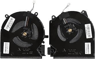 Replacement New CPU + GPU Cooling Fan for HP Victus RTX3050 16-D 16-E (60W Interface) TPN-Q263 TPN-Q264 16-D0111TX 16-e0011ns Series M75721-001 M75723-001 NS75C06-20K19 NS75C06-20K20 DC5V 0.6A Fan