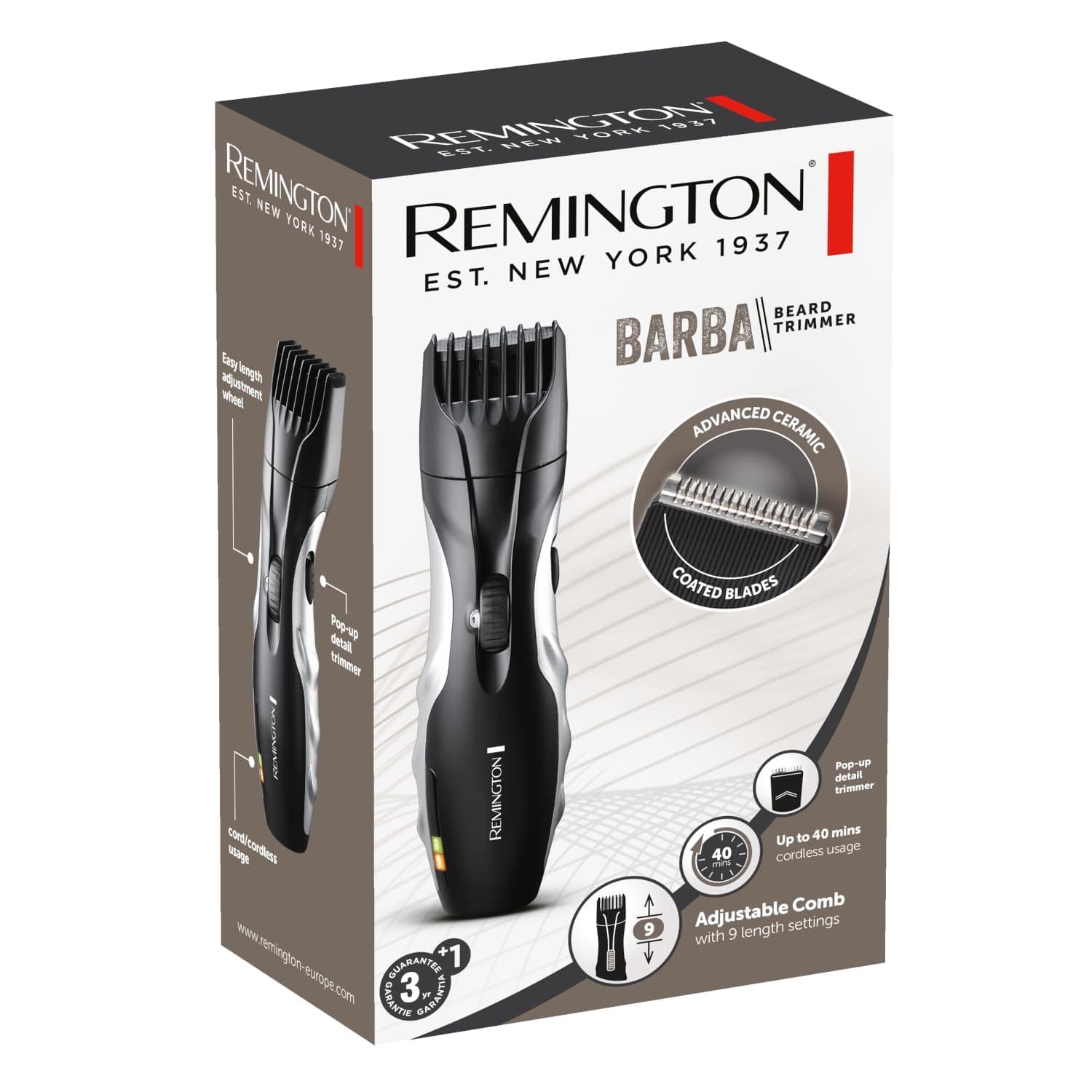 Remington Mb 320 C Beard Trimmer 'Barba'