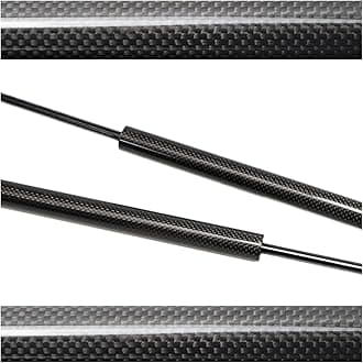 Hood Struts Compatible With Toyota Innova Zenix 3rd AG10 2023 2024 2025 Bonnet Modify Gas Spring Lift Support Shock Absorber Damper Prop Rod(Black carbon fiber)