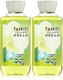 Bath and Body Works Gift Set of of 2 - 10 Fl Oz Shower Gel (Tahiti Island Dream)