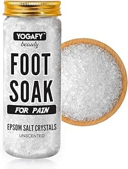Foot Soak for Pain with Epsom Salt - Treat Athletes Foot, Inflammation, Tired and Aching Feet |300g