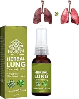 Breathdetox Herbal Lung Cleansing Spray,Breathdetox Herbal Spray,Natural Herbal Lung Essence,Herbal Lung Cleanse Mist - Powerful Lung Support (30ML)