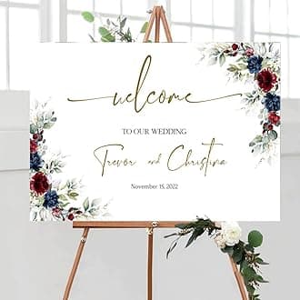 Wedding Welcome Sign, Our Wedding Sign, Welcome To Our Wedding Sign, Wedding Signs For Ceremony And Reception, Welcome Wedding Signs, Minimalist Sign For Wedding #29