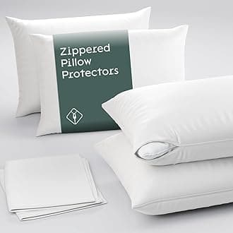 Niagara 1 Pack of Pillow Protectors with Zipper, Standard Size, Effective Dust Protection, Quiet, Stay in Place Pillow Covers, Breathable Case for Pillow Lifespan Extension (20x26 Inches)