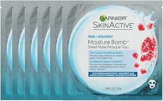 Garnier SkinActive Super Hydrating Sheet Mask, Hydrating, 6 Count