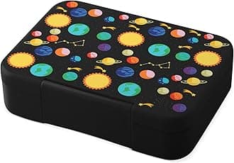 Simple Modern Bento Lunch Box for Kids | BPA Free, Leakproof, Dishwasher Safe | Lunch Container for Boys, Toddlers | Porter Collection | 5 Compartments | Solar System