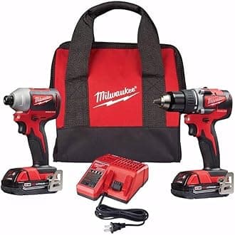 Milwaukee 2892-22CT M18 Compact Brushless 2-Tool Combo Kit, Drill Driver/Impact Driver