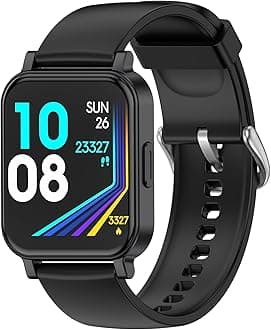 Fitness Tracker, Fitness Watch with Blood Oxygen, Blood Pressure & Heart Rate Monitor, Steps Calories Counter, Sleep Monitor, Pedometer 50 Meters Waterproof, Smart Watch for Android iPhones