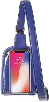 INICAT Women's Blue Sling Bag, Small Crossbody Phone Purse with Touchscreen Function, 1L Capacity