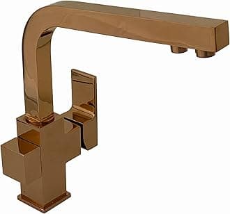 ENKI, Turin, KT098, Rose Gold, Kitchen Sink Mixer Tap, Contemporary 3 in 1 Water Filter Purifier Tap, Solid Brass, Modern Design, Easy to Install, 1-Year Guarantee
