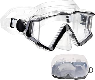 Diving mask Anti-Fog Swimming Snorkel mask Suitable for Adults Scuba Dive Swim Snorkeling Goggles Masks
