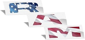 RAM Grille Emblem Overlay Decal Stickers for 2025-2026 Ram 1500 (Color: American Flag)