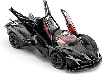 MTG Metro Toys & Gift Apollo EVO Supercar | 1:24 Scale | Die-cast Model Metal Pull Back Toy car for Kids with Openable Doors & Light, Music Toy Vehicle for Kids Colors as Per Stock