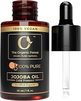 Plant Based Jojoba Oil – Pure & Organic Cold Pressed Unrefined Body Oil for Skin, Hair, Face & Nails – For Gua Sha, Anti-Aging, Deep Moisturizing & Scalp Nourishment