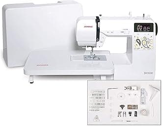 Janome 001JW8100 JW8100 Computerized Sewing Machine, Metal, White