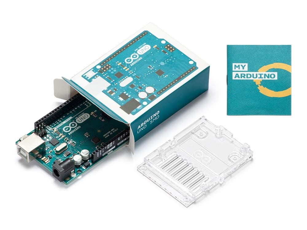 Arduino Uno Rev3 SMD Microcontroller Board [A000073] – ATmega328P-Based Compact Board for Embedded Systems, Robotics, and DIY Electronics