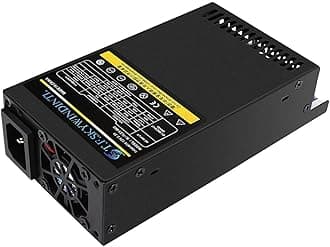 Flex ATX Power Supply 600W 1U Fully Modular PSU 100-240V AC with 1x20/24Pin Mainboard Power,2xSATA Ports, 1xIDE Fan Power for Rack Mount Case Desktop Server POS AIO System