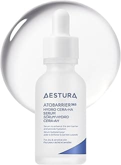 ATOBARRIER365 Hydro CERA-HA Face Serum with Ceramide, Hyaluronic Acid, and Niacinamide for Skin Moisture Barrier Repair | Deep Hydration, Suitable for Dry & Sensitive Skin, 30ML / 1.01 fl.oz.