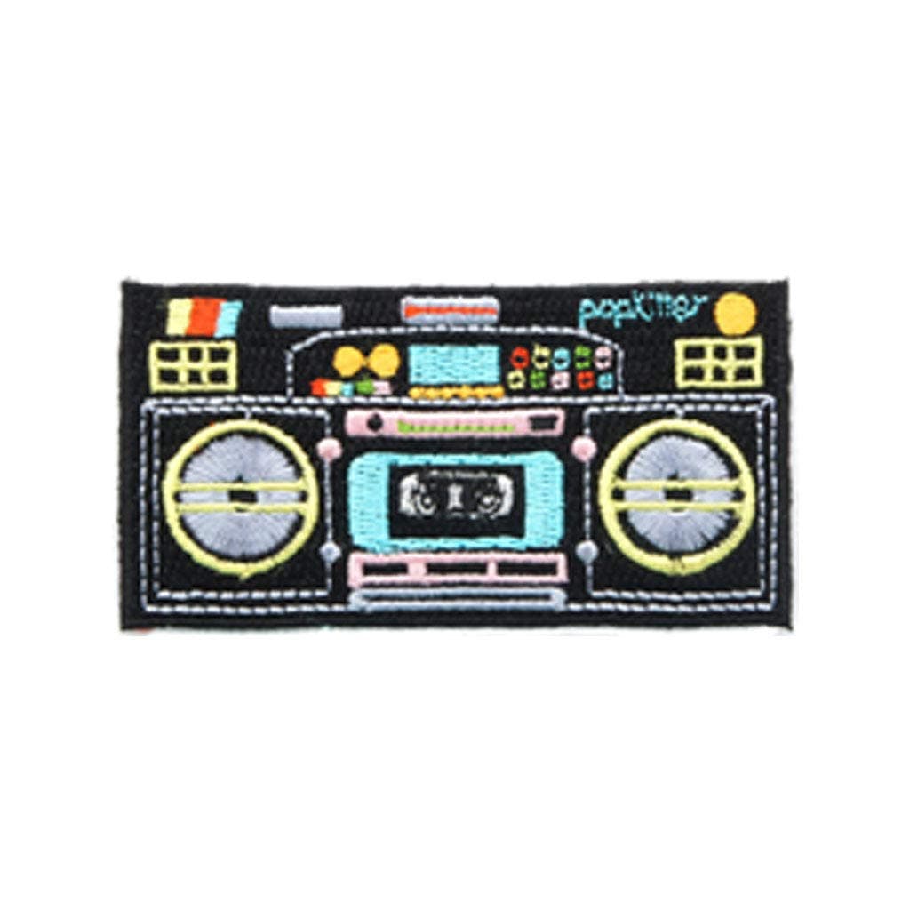 Sew/Iron On Patch, Boombox