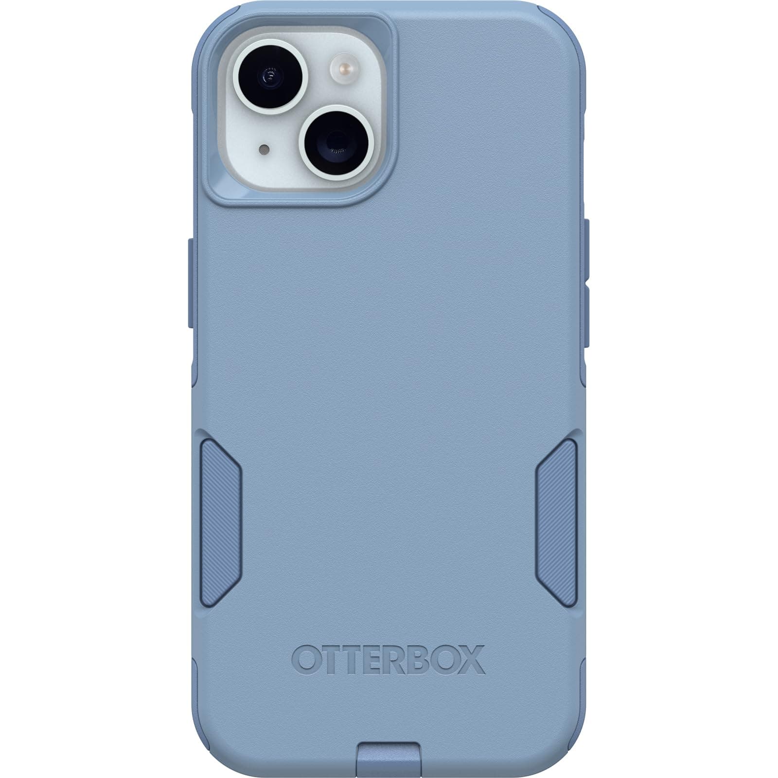 iPhone 15, iPhone 14, and iPhone 13 Commuter Series Case - CRISP DENIM (Blue), slim & tough, pocket-friendly, with port protection