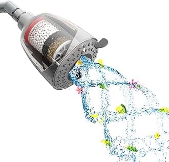 WaterScience CLEO Aromatherapy Shower Filter for Bathroom | Hard Water Softener for Bath | 5 Aroma Pads with Natural Essential Oils | Shower Head for Municipal/Chlorine Water