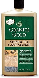 Stone and Tile Floor Cleaner, Plastic, Gold
