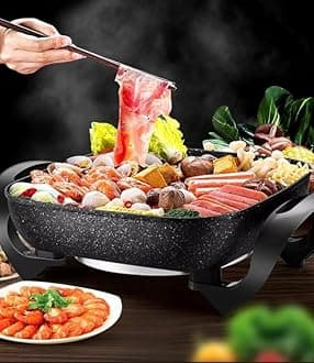 Stylish Multifunctional Electric Heat Pot, Non-Stick Pan, Electric Cooker, Frying Pan, Heat Pot (Heat Pot)