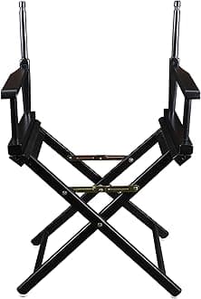 Casual Home 18-Inch Director Chair, Black Frame